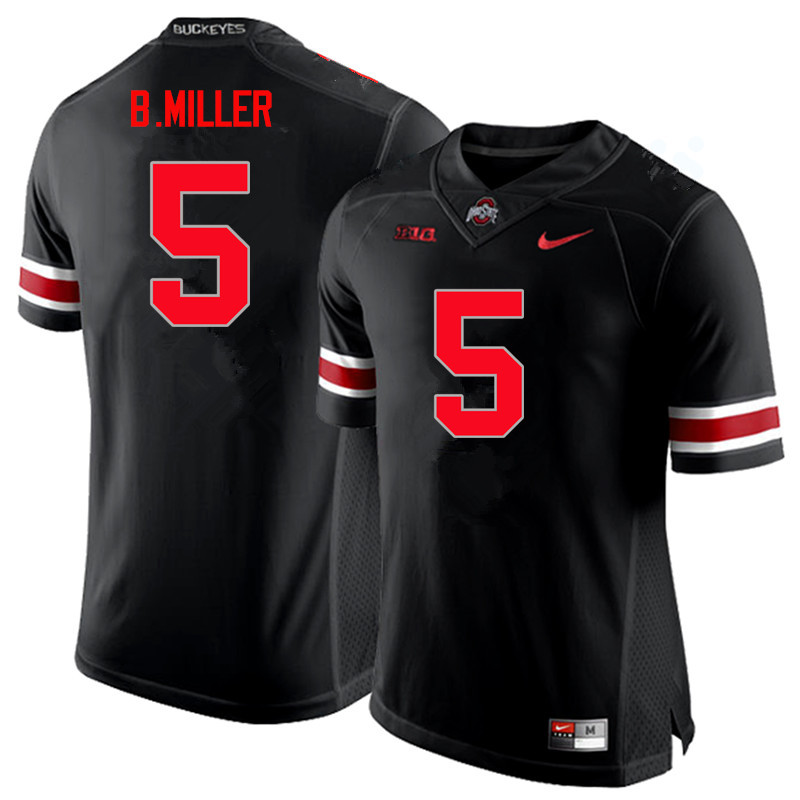 Ohio State Buckeyes #5 Braxton Miller College Football Jerseys Limited-Black